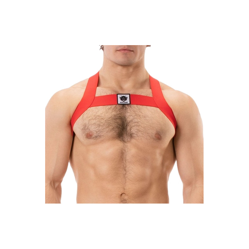 Barcode Berlin Harnais élastique Leonsh Rouge